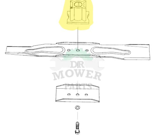 71-7940 Toro Blade Adaptor  - drmower.ca