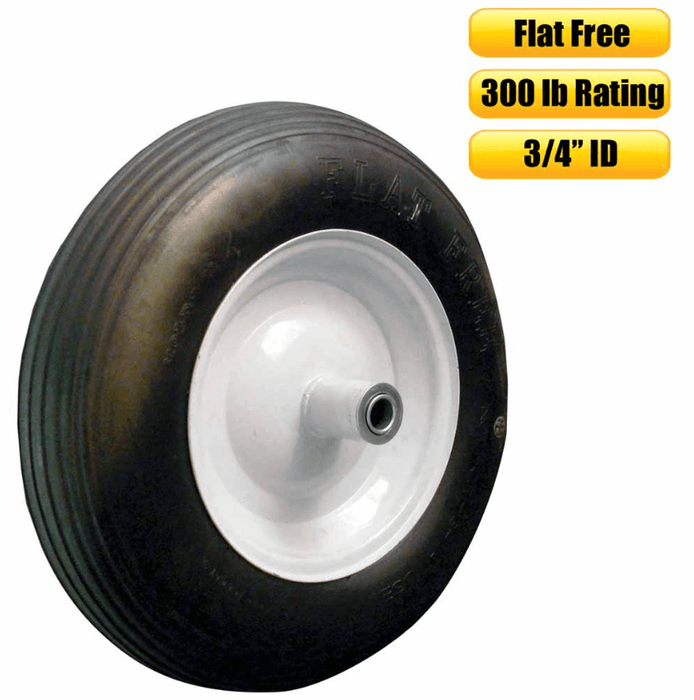 92367 Laser Wheel Barrow Flat Free Tire 3/4" Bore 480 X 400 X 8