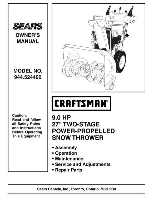 Craftsman model 944 parts new arrivals