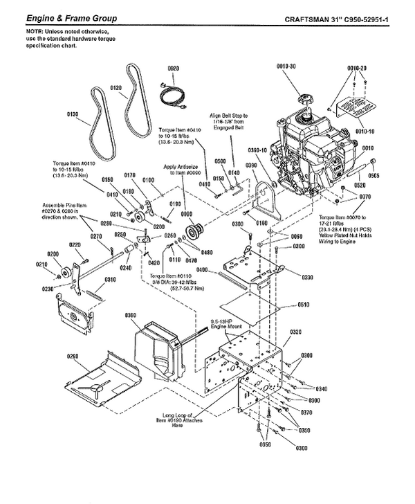 C950-52951-1 Craftsman 31