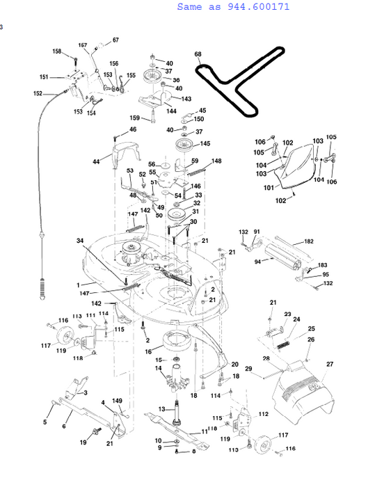 Craftsman riding mower store parts near me