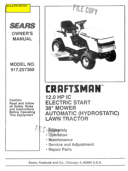 Craftsman 38 best sale mower blades