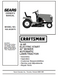 944.602870 Manual for Craftsman 18.0 HP 42" Lawn Tractor