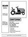 944.602892 Manual for Craftsman 20.0 HP 42“ Lawn Tractor