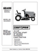 944.603951 Manual for Craftsman 18.0 HP 42" Lawn Tractor