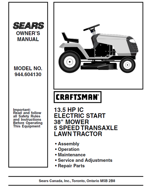 Craftsman 13.5 hp riding best sale mower carburetor