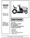 944.604190 Manual for Craftsman 18.0 HP 42" Lawn Tractor