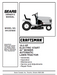 944.604890 Manual for Craftsman 18.0 HP 42' Lawn Tractor