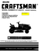 944.606130 Manual for Craftsman 13.5 HP Lawn Tractor