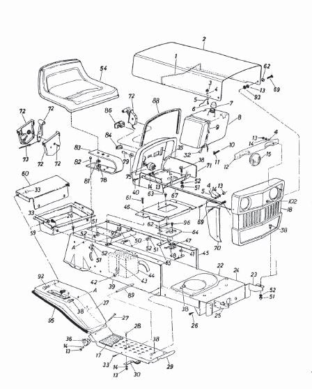 C459-60408 Parts List for Craftsman 1985 Lawn Tractor — DR Mower Parts