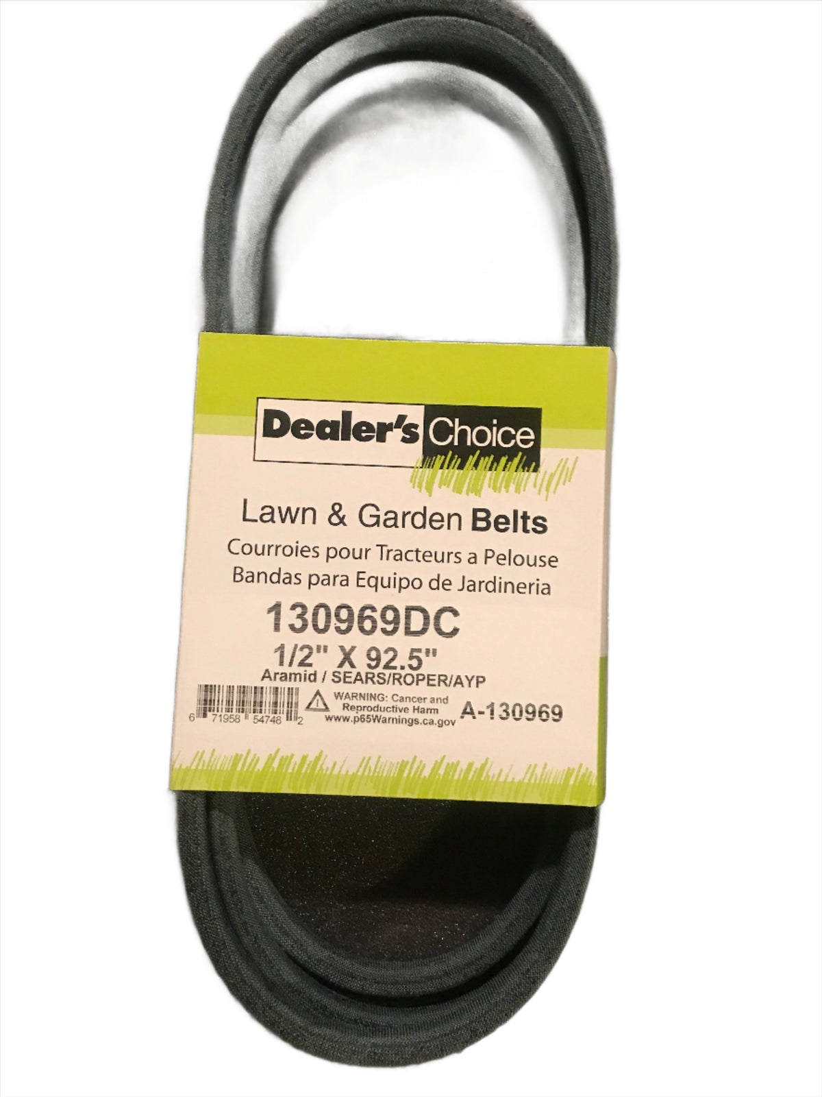 130969DC Dealers Choice Belt Replaces Craftsman 532130969